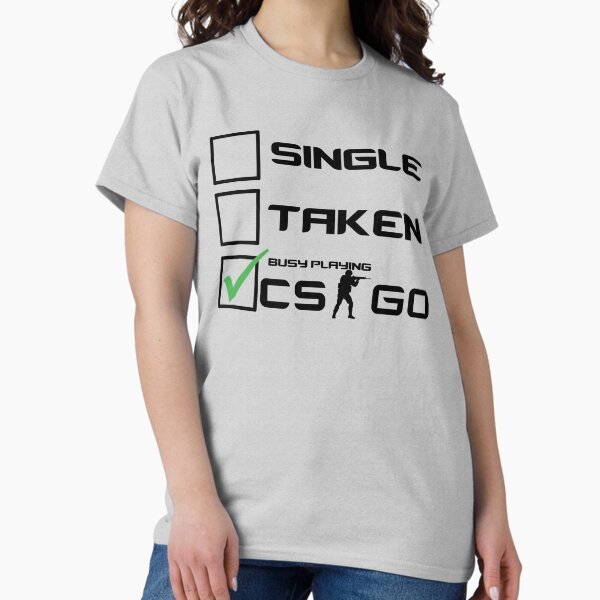 Item preview, Single Taken Busy Playing CSGO designed and sold by Anime-Burger.