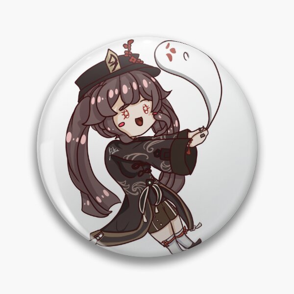 Item preview, Cute hu tao chibi Genshin impact  designed and sold by Pinkyturquoise.