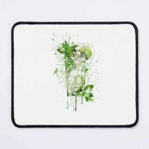 Item preview, Glass of Mojito designed and sold by Rosaliartbook.
