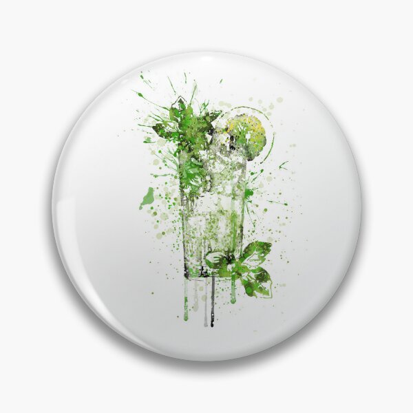 Item preview, Glass of Mojito designed and sold by Rosaliartbook.