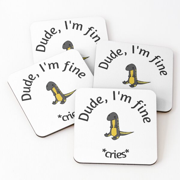 Item preview, I'm fine | salamander designed and sold by Kat-Arts.