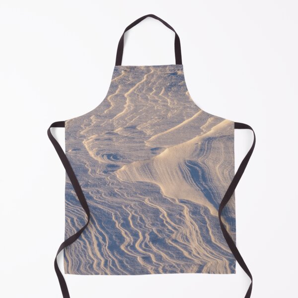 Item preview, Abstract Art by Nature - Wind Sculpted Snow Forms in Blue and Gold designed and sold by Georgia Mizuleva.