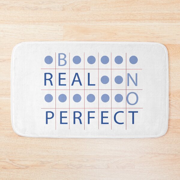 Item preview, be real not perfect crossword designed and sold by misskholeta.