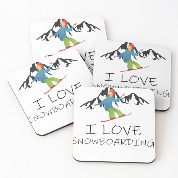 Item preview, I love snowboarding designed and sold by hanneshannes02.