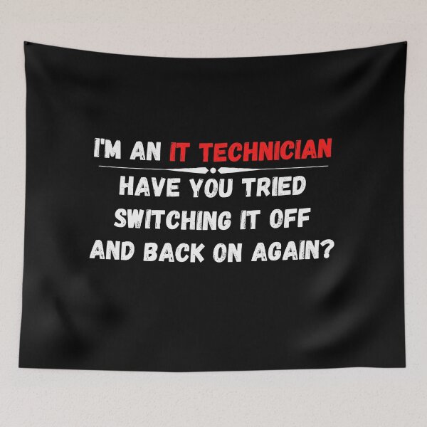Item preview, Have you tried switching it off and on again? designed and sold by RichTeeDesigns.