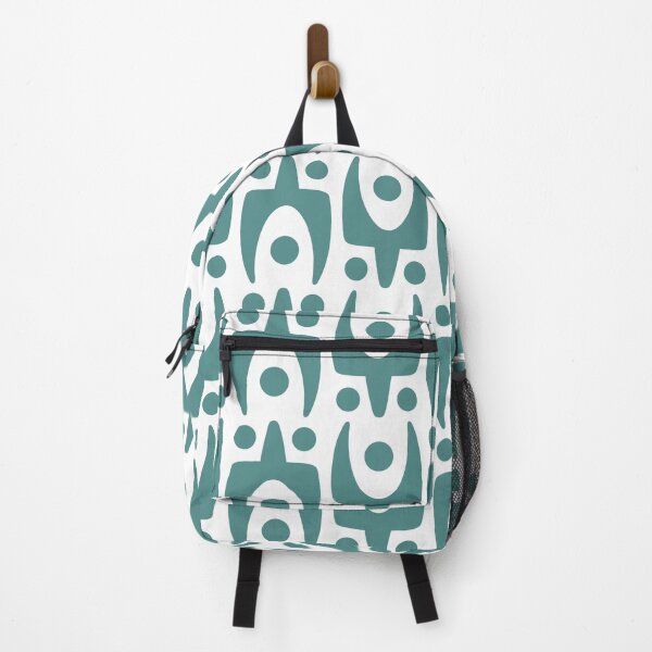 Item preview, Mid Century Modern Abstract Pattern 805 Teal Green designed and sold by tonymagnerart.