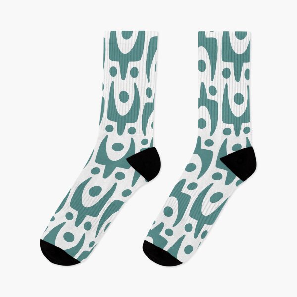 Item preview, Mid Century Modern Abstract Pattern 805 Teal Green designed and sold by tonymagnerart.