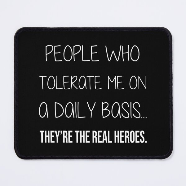 Item preview, People Who Tolerate Me On A Daily Basis, Graphic, Novelty, Funny, Sarcastic, T Shirt designed and sold by FARESS-GENTLE.