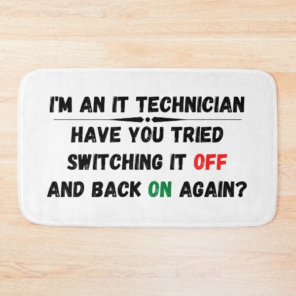 Item preview, Have you tried switching it off and on again? designed and sold by RichTeeDesigns.