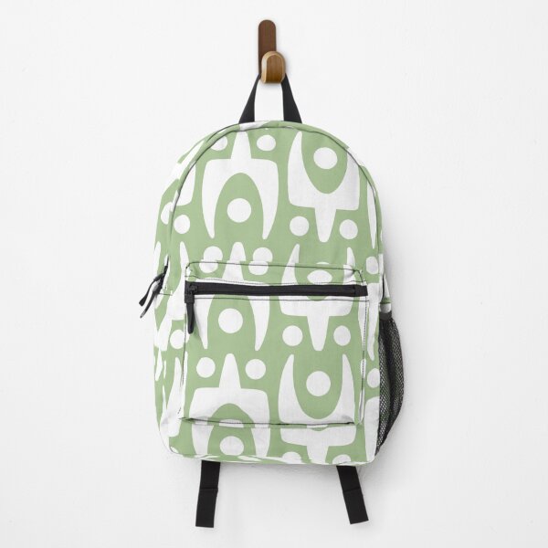 Item preview, Mid Century Modern Abstract Pattern 810 Sage Green designed and sold by tonymagnerart.