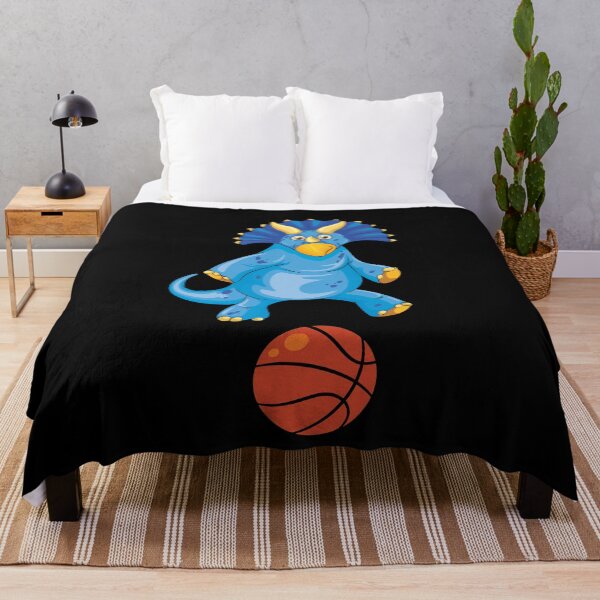 Artikelvorschau, Dinosaurier, der Basketball spielt, lustiges gutes Dinosaurier-Basketball-Liebhaber-blaues Design entworfen und verkauft von pedrored369.