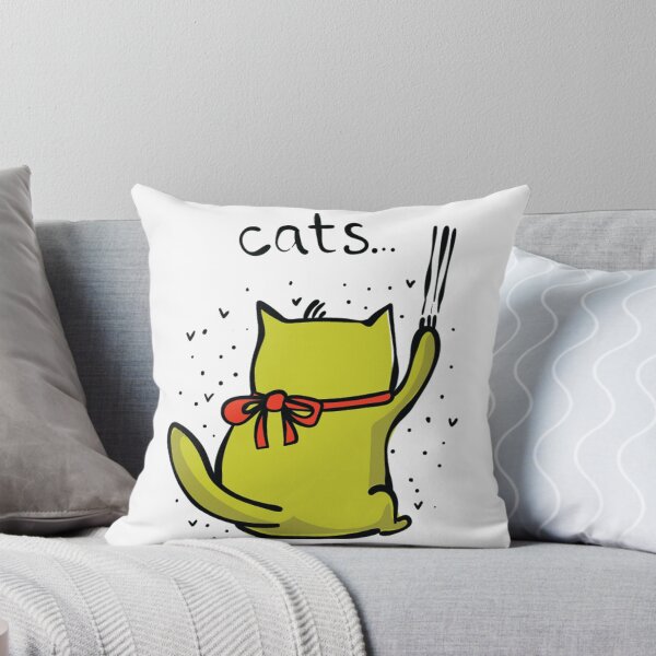 Item preview, Ailurophiles cat lover Cats Scribble Cat Lover Ailurophile : Happy Smile Fun Cat, I'm a cat person. designed and sold by akiotatsuo.