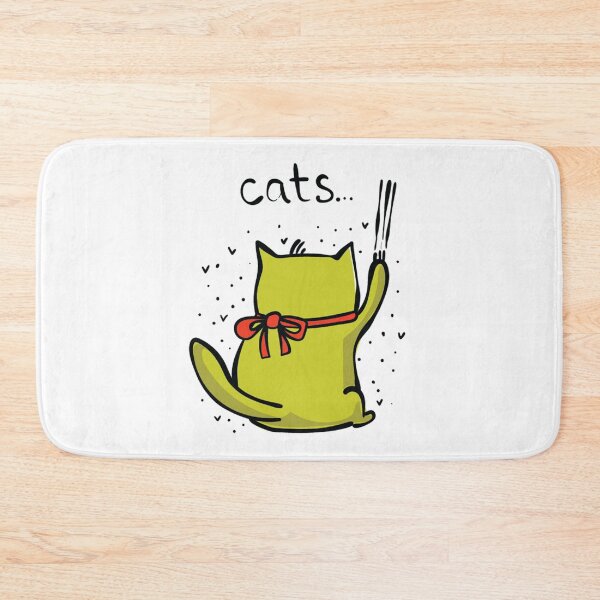 Item preview, Ailurophiles cat lover Cats Scribble Cat Lover Ailurophile : Happy Smile Fun Cat, I'm a cat person. designed and sold by akiotatsuo.