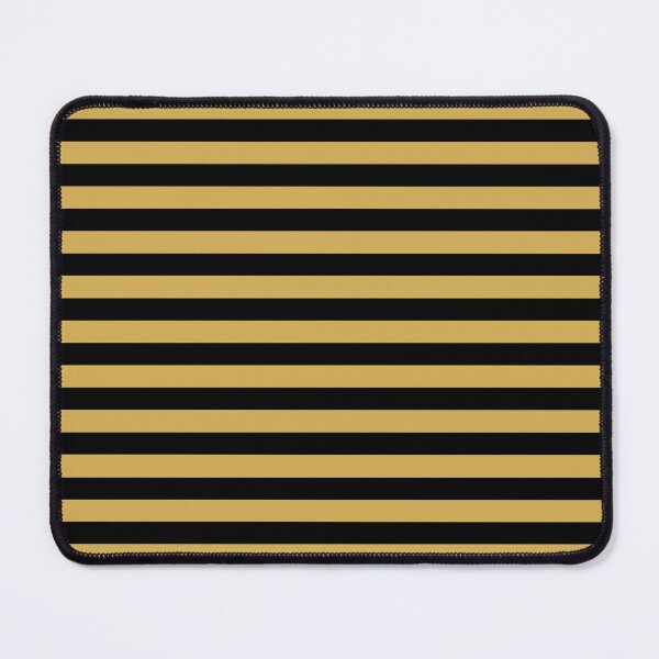 Item preview, Small GOLD and BLACK Horizontal STRIPES designed and sold by RachelMacht.