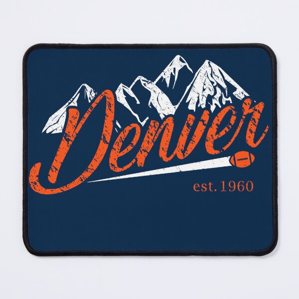 Item preview, Denver Football Fan - Retro Rocky Mountains designed and sold by doiron3525.