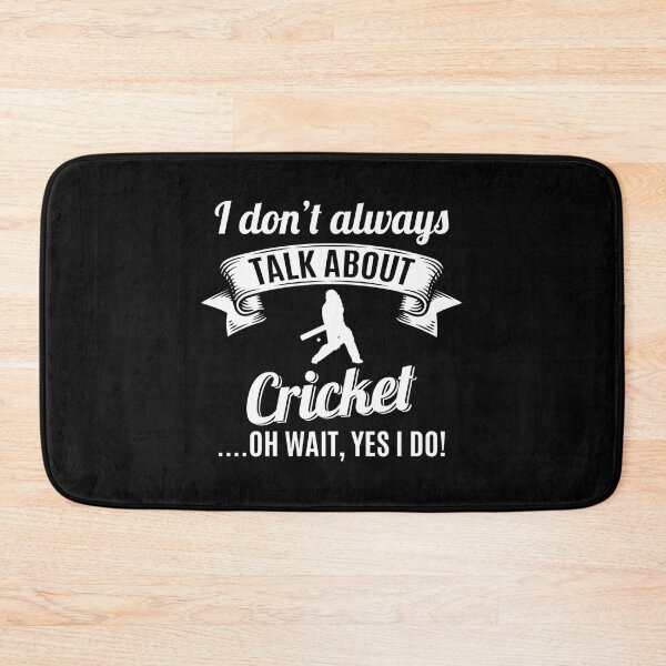 Item preview, Don’t Always Talk About Cricket Oh Wait, Yes I Do! Sticker designed and sold by amiyacunni.