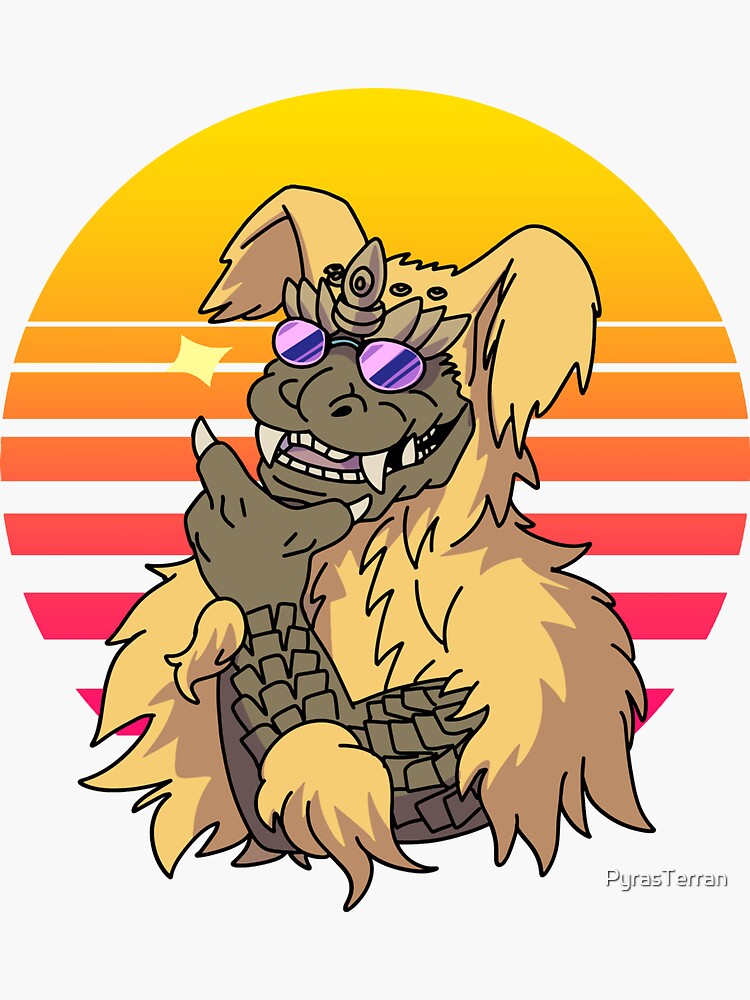 "Cool King" Sticker for Sale by PyrasTerran Redbubble