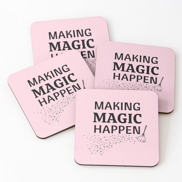 Item preview, Making Magic Happen Dusting Housekeeping Cleaning Lady Fun designed and sold by SavvyCleaner.