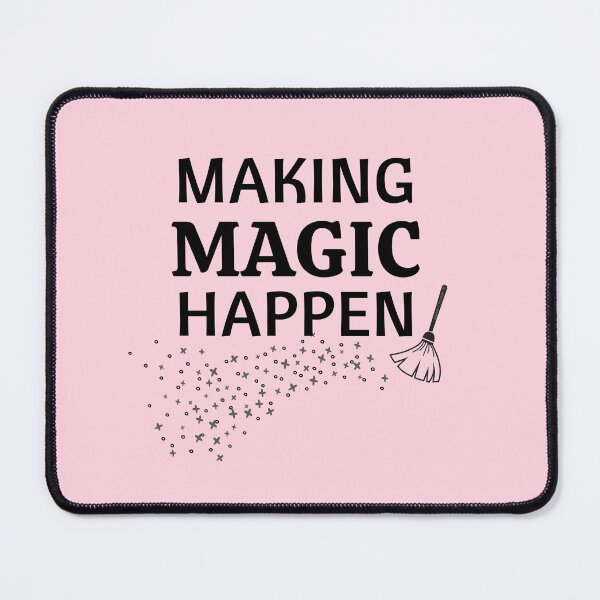 Item preview, Making Magic Happen Dusting Housekeeping Cleaning Lady Fun designed and sold by SavvyCleaner.
