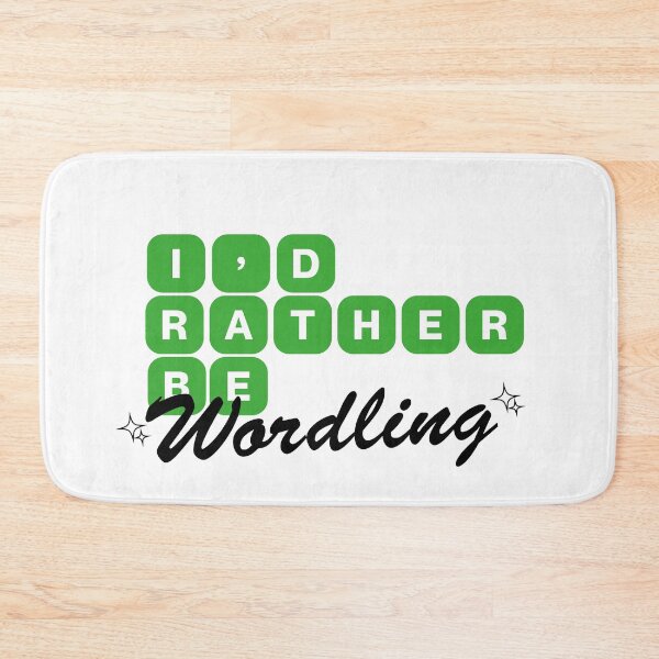 Item preview, I'd rather be wordling designed and sold by whatmabeldid.