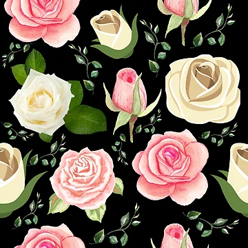 Artwork thumbnail, White Roses by RedSparkle