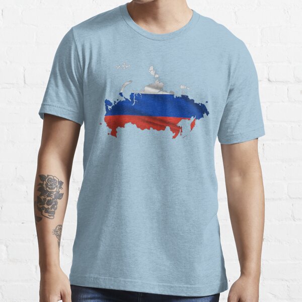 Flag Map of Russia, Russia Map Outline with National Flag Inside Poster  for Sale by mashmosh