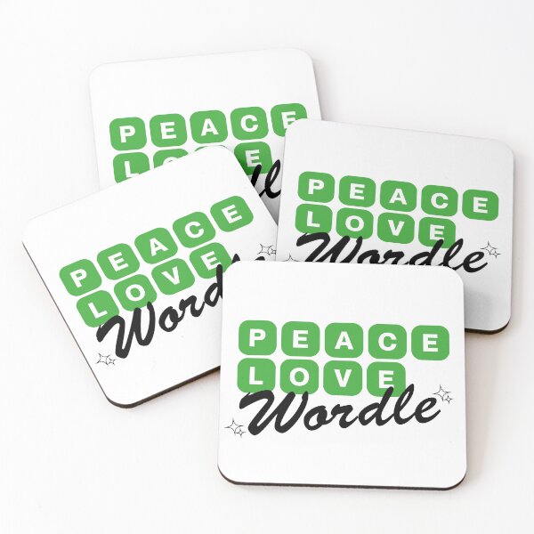 Item preview, peace love wordle  designed and sold by whatmabeldid.