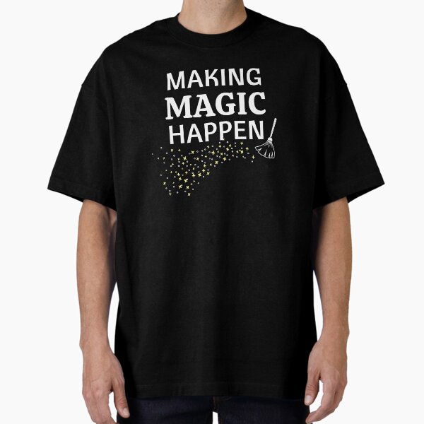 Item preview, Making Magic Happen Dusting Housekeeping Cleaning Lady Fun designed and sold by SavvyCleaner.