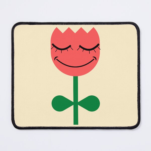 Item preview, Happy Red and green Tulip flower cream background designed and sold by DemonicGloom.