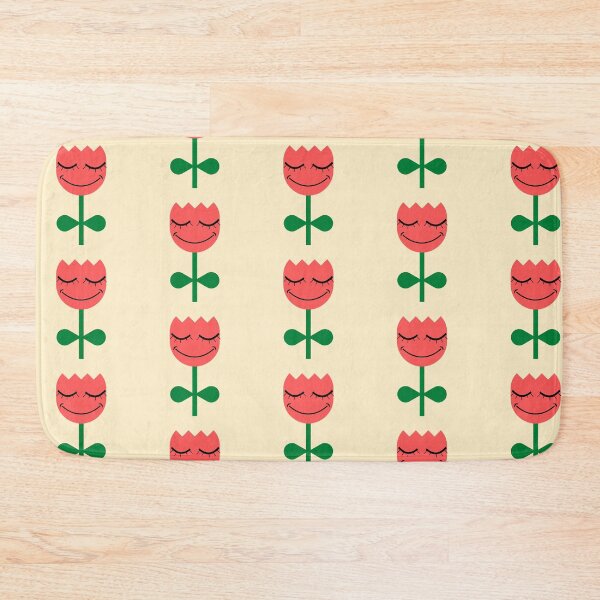 Item preview, Happy Red and green Tulip flower cream background  designed and sold by DemonicGloom.