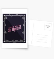 Nevertheless, She Persisted Postcards