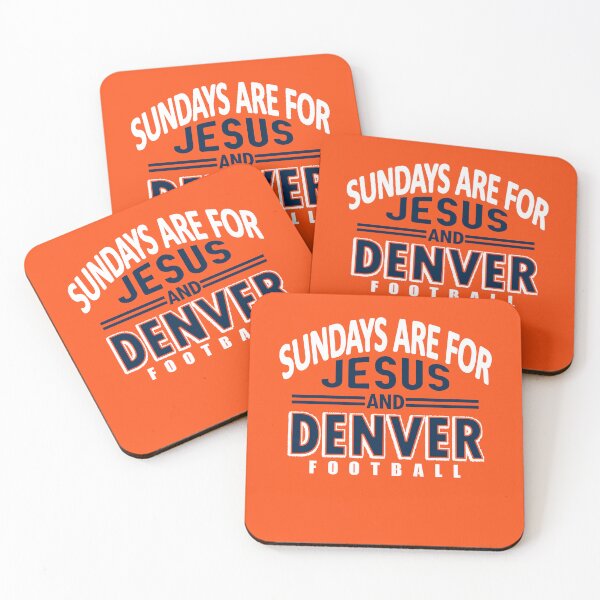 Item preview, Denver Football Fan - Jesus and Football designed and sold by doiron3525.