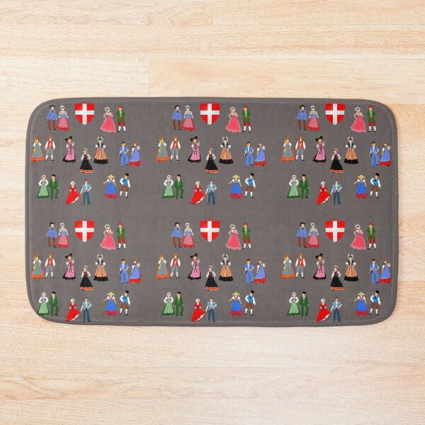Item preview, Composition with traditional costumes of Switzerland designed and sold by Catherine Debusne.