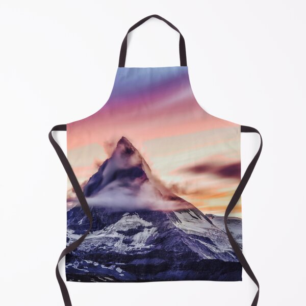 Item preview, Snowcapped mountain peak on a cloudy sunrise designed and sold by fowons.