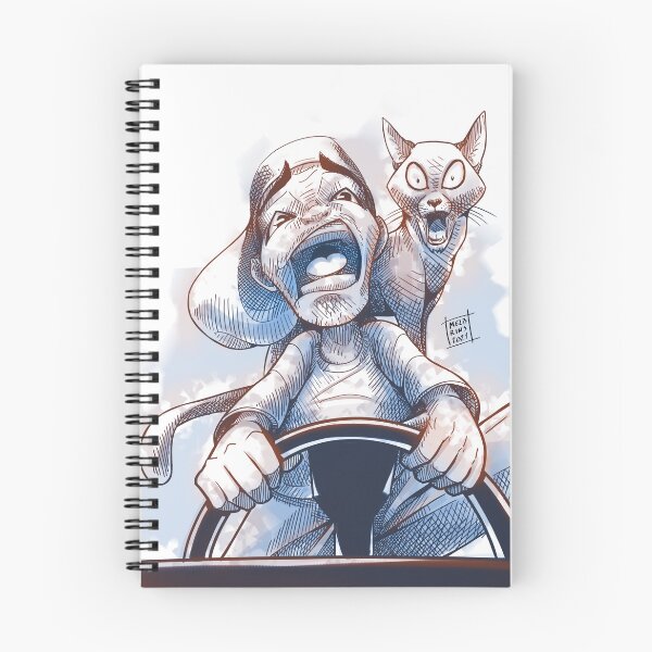 Item preview, Shaded Sketch - Crazy Driving designed and sold by melbrins.