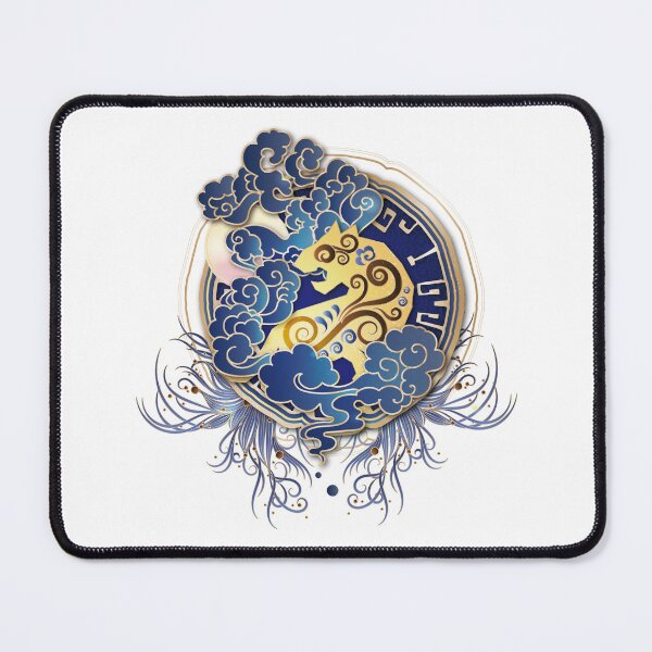 Item preview, Chinese Zodiac Golden Tiger illustrated in Chinese Style designed and sold by xdashu.