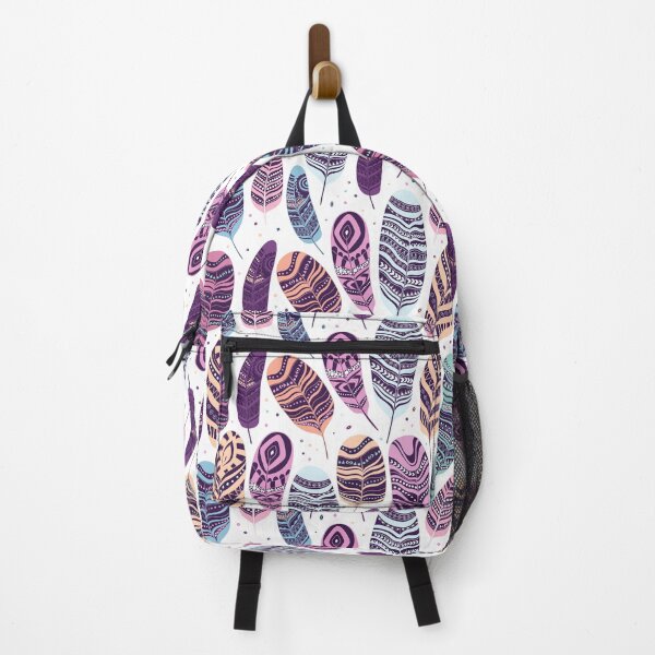 Item preview, Feathers Colorful Aesthetic Pattern designed and sold by edwardecho.