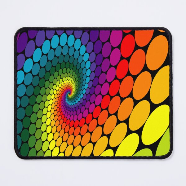 Item preview, Abstract Colorful Rainbow Twist Circles Design designed and sold by Ross-Sergey.