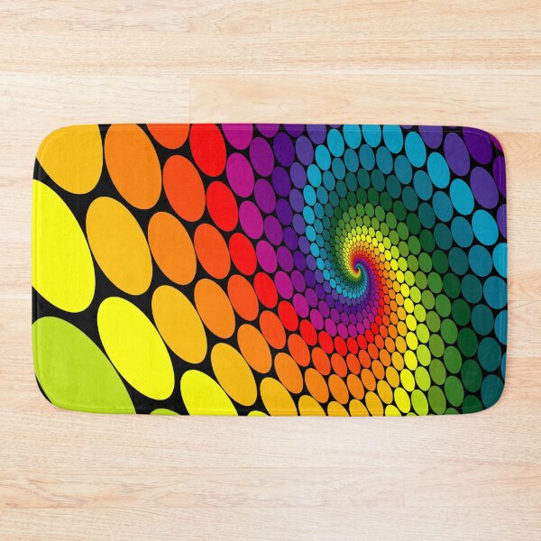 Item preview, Abstract Colorful Rainbow Twist Circles Design designed and sold by Ross-Sergey.