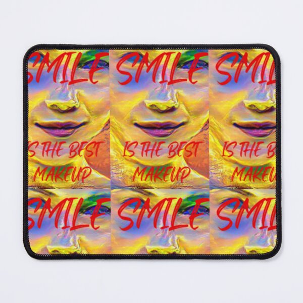 Item preview, Smile is the best make up with red wording designed and sold by Bekindtome.