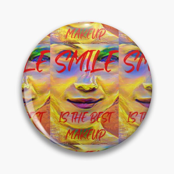 Item preview, Smile is the best make up with red wording designed and sold by Bekindtome.