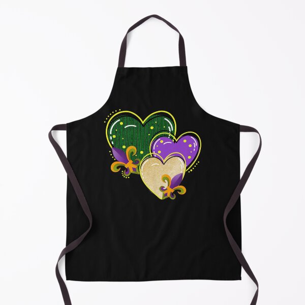 Item preview, Mardi Gras Heart Glitter Print Fleur-de-lis Symbol Funny designed and sold by LUXE SHIRT.