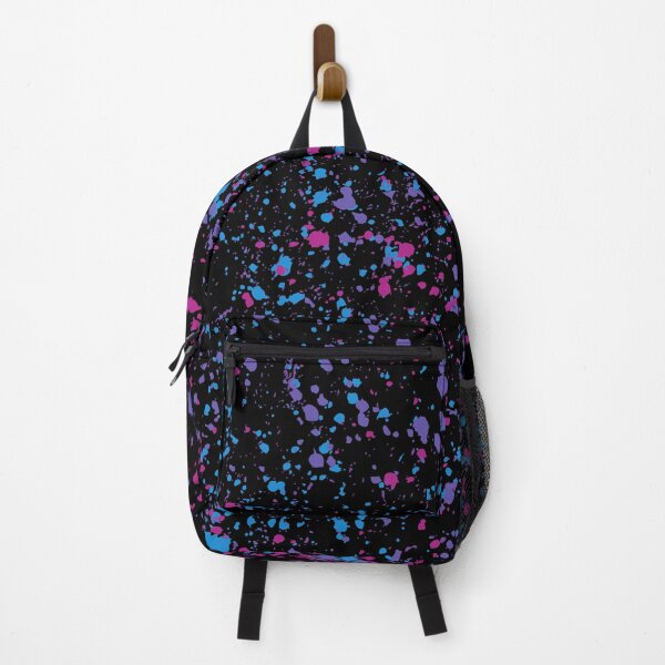 Item preview, Rainbow Paintball Splatter Art (Colorful Paint Brush Design - Pink Purple Blue) designed and sold by SassyClassyMe.