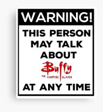 Buffy Canvas Print