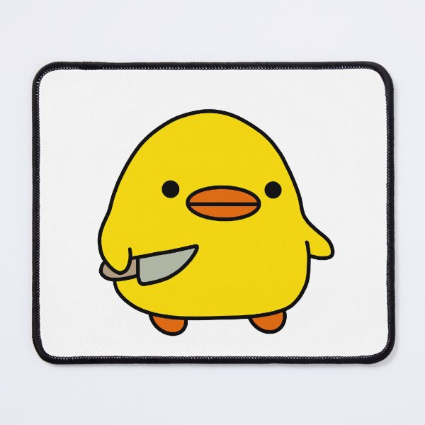 Item preview, duck with knife | kawaii duck | knife duck designed and sold by smileyfriend.