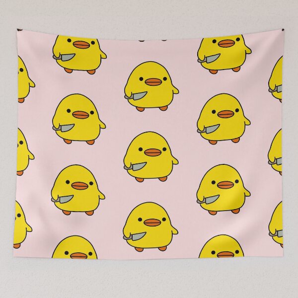 Item preview, duck with knife | kawaii duck | knife duck designed and sold by smileyfriend.