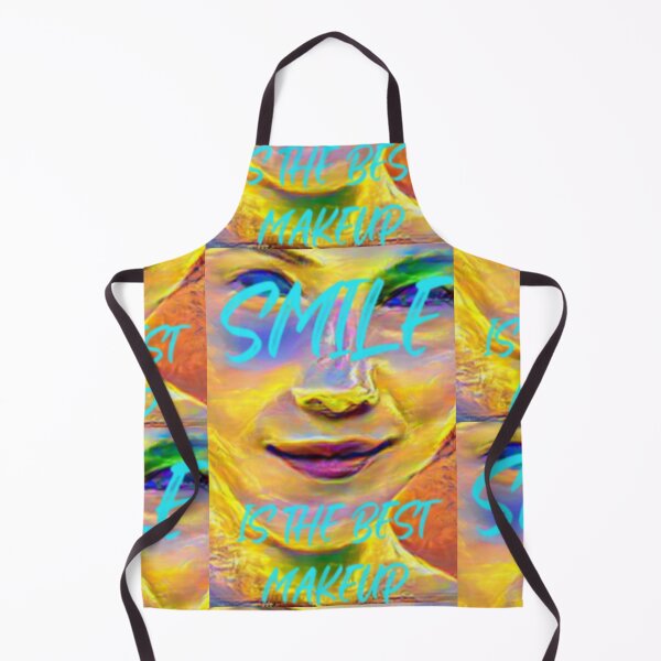 Item preview, Smile is the best make up with cyan wording designed and sold by Bekindtome.