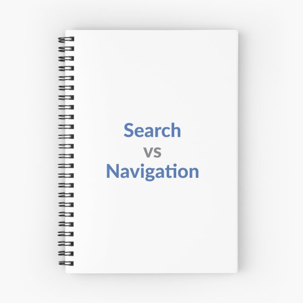 Item preview, Search vs Navigation designed and sold by UXUI-LAB.