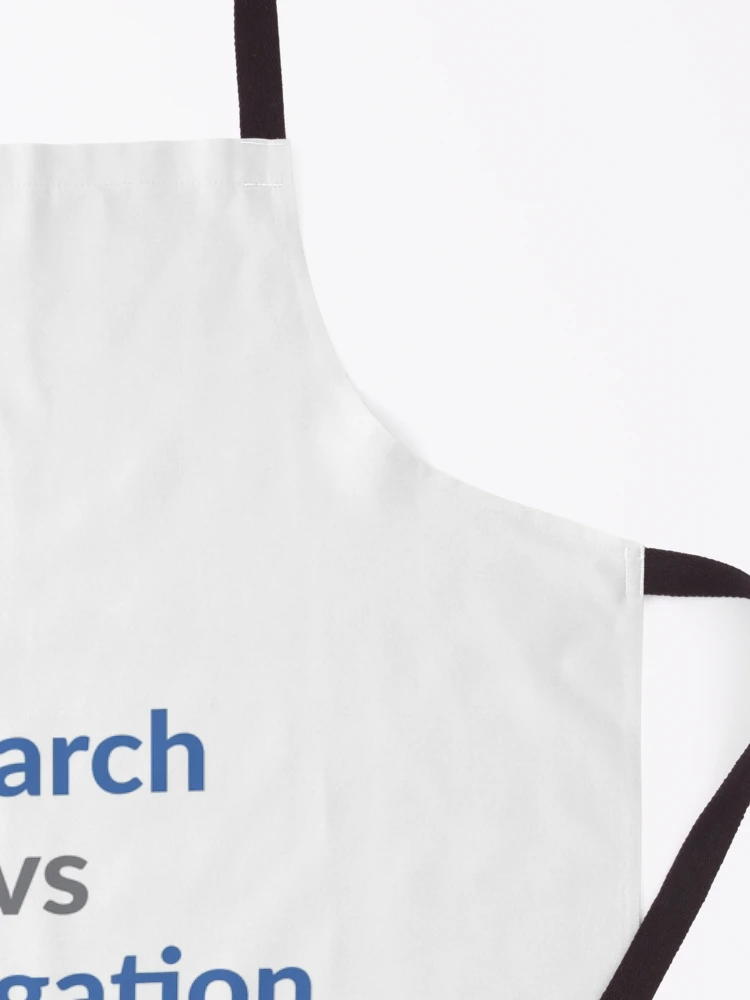 Thumbnail 3 of 6, Apron, Search vs Navigation designed and sold by UXUI-LAB.