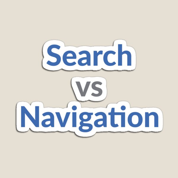 Item preview, Search vs Navigation designed and sold by UXUI-LAB.